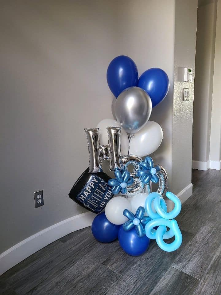Custom Birthday Marquee - Choose Your Colors - POPPartyballoons