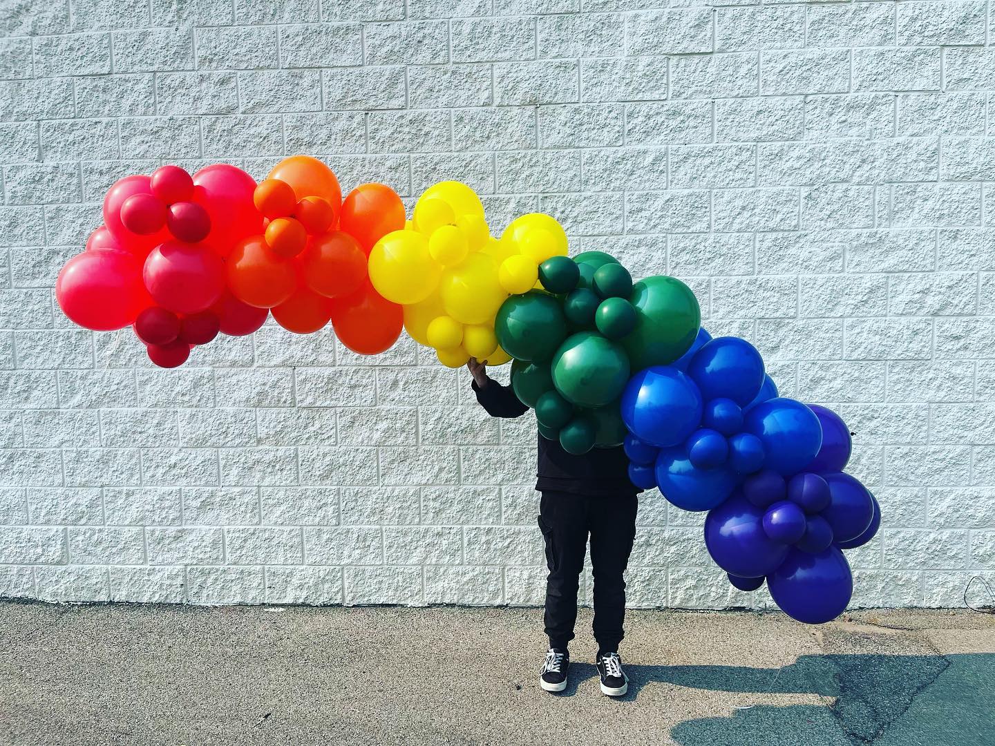 Balloon Garland - Rainbow - Choose Your Size - POPPartyballoons