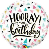 Happy Birthday 18" Foil Balloon - Select Any Design - POPPartyballoons
