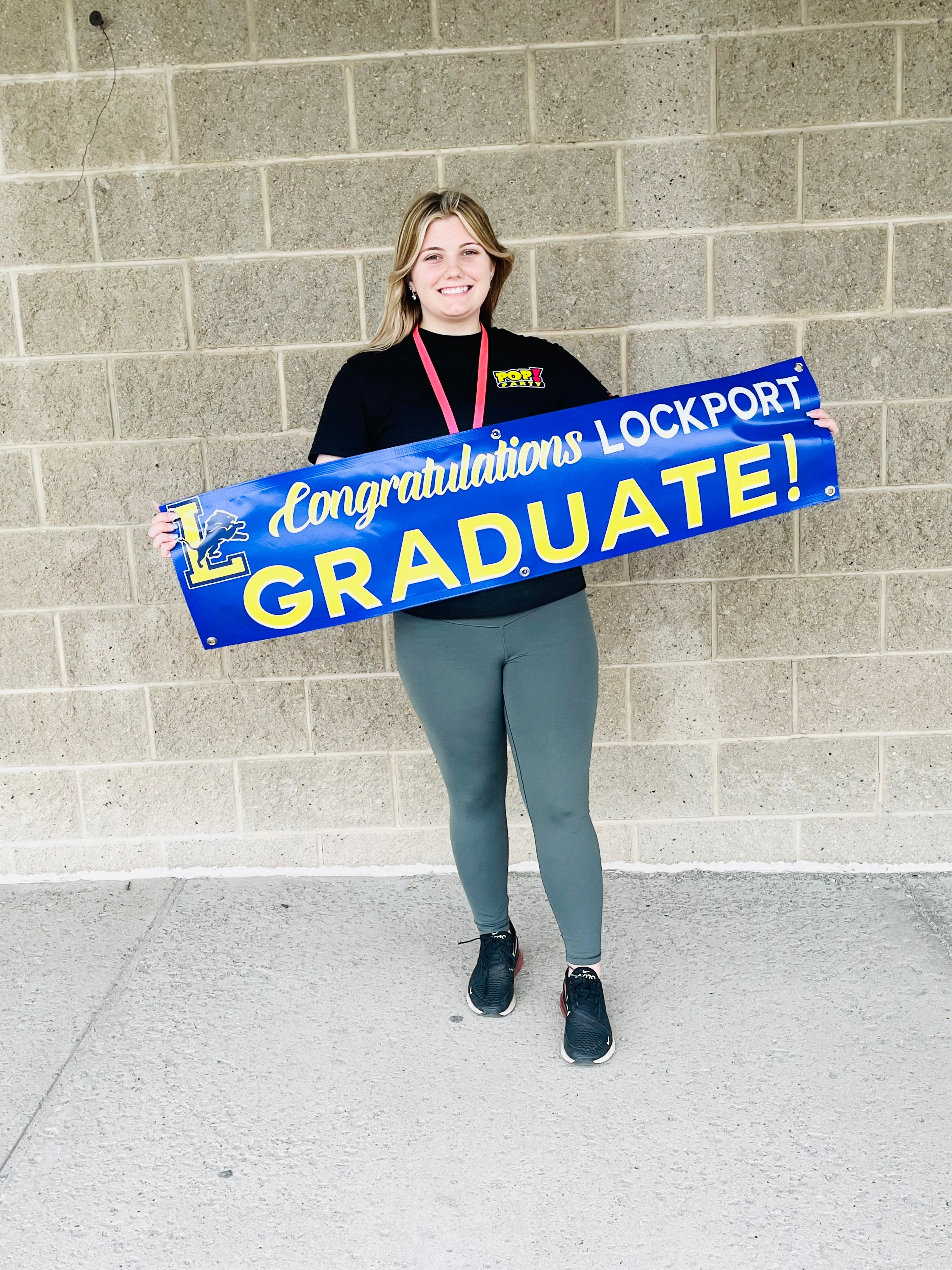 School Graduation Banners - Choose Your School Colors - POPPartyballoons