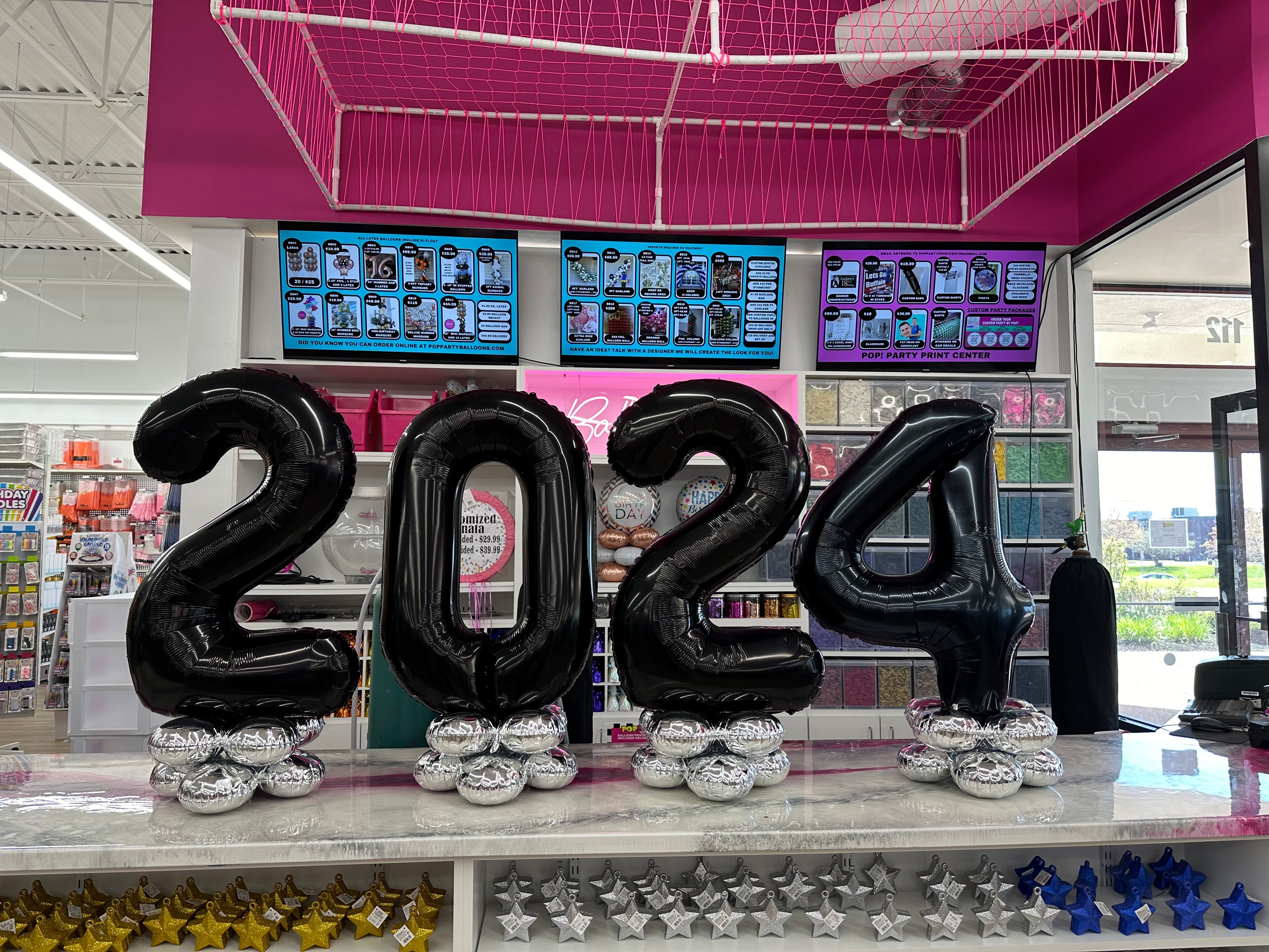 2024 Grad Balloon Set - POPPartyballoons