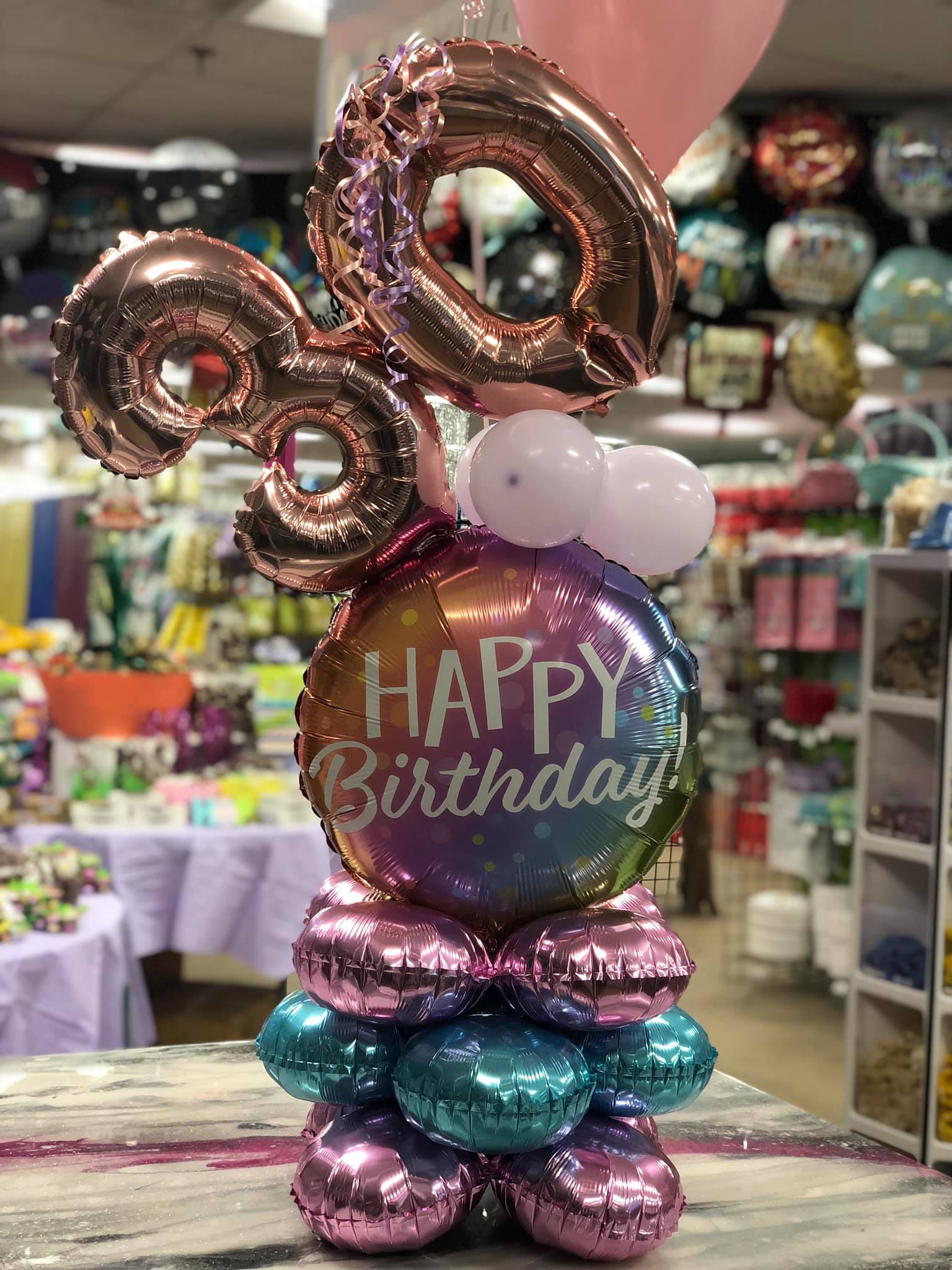 Small Birthday Balloon Marquee - Customize Your Order - POPPartyballoons