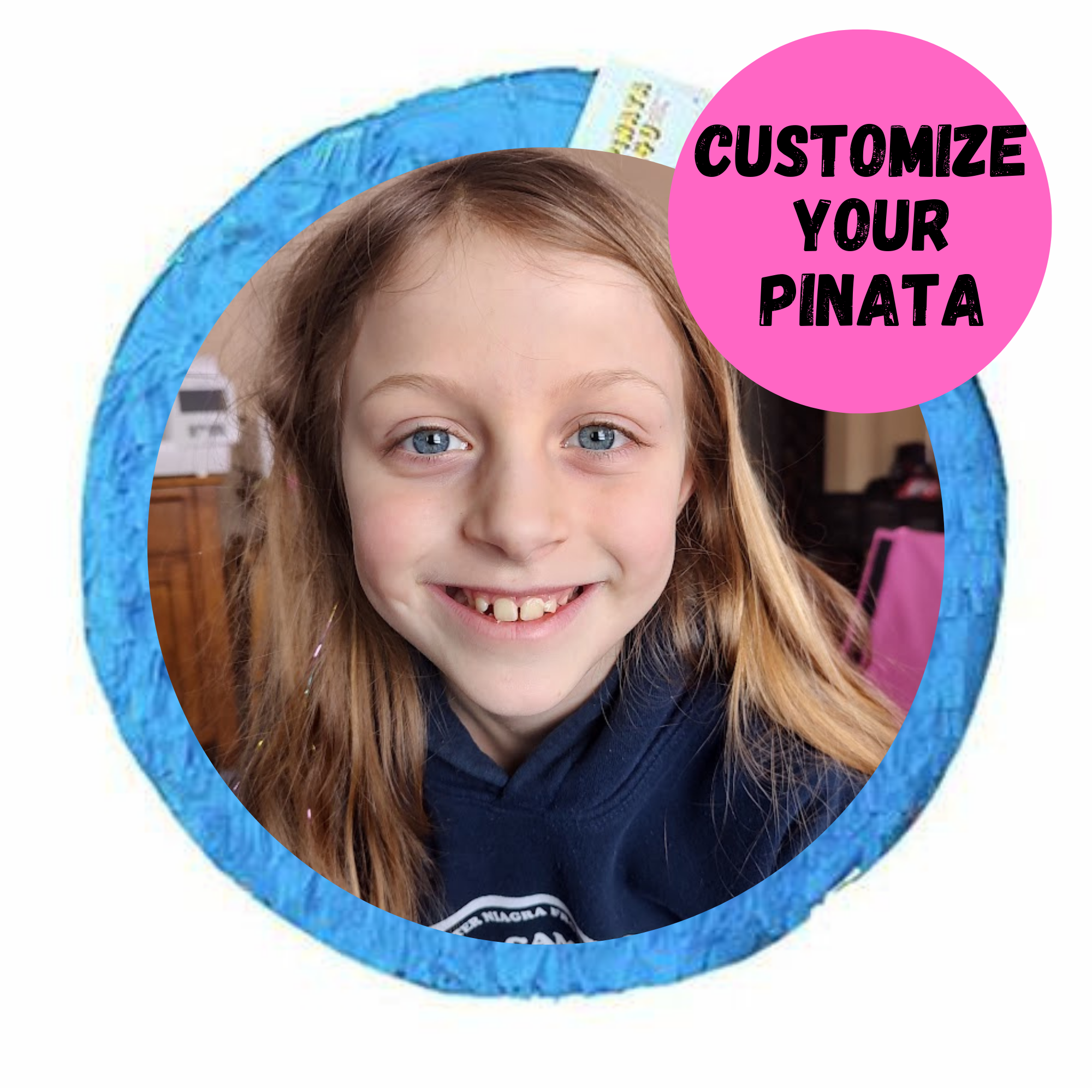 Custom Pinatas - Add a Picture - POPPartyballoons