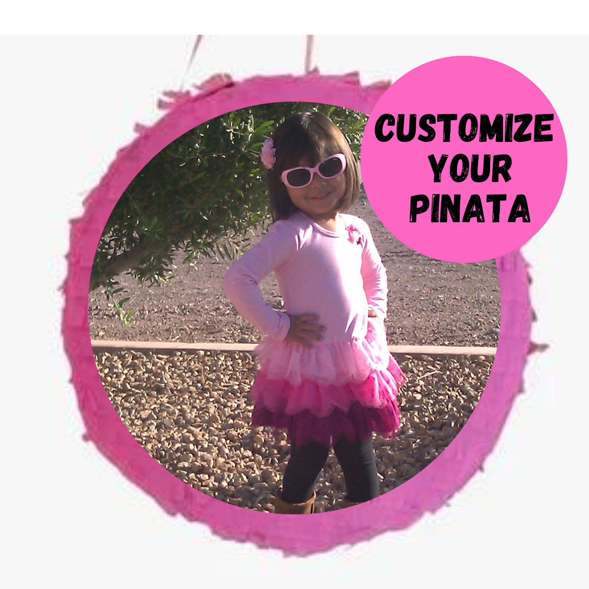 Custom Pinatas - Send Us Your Photo - POPPartyballoons