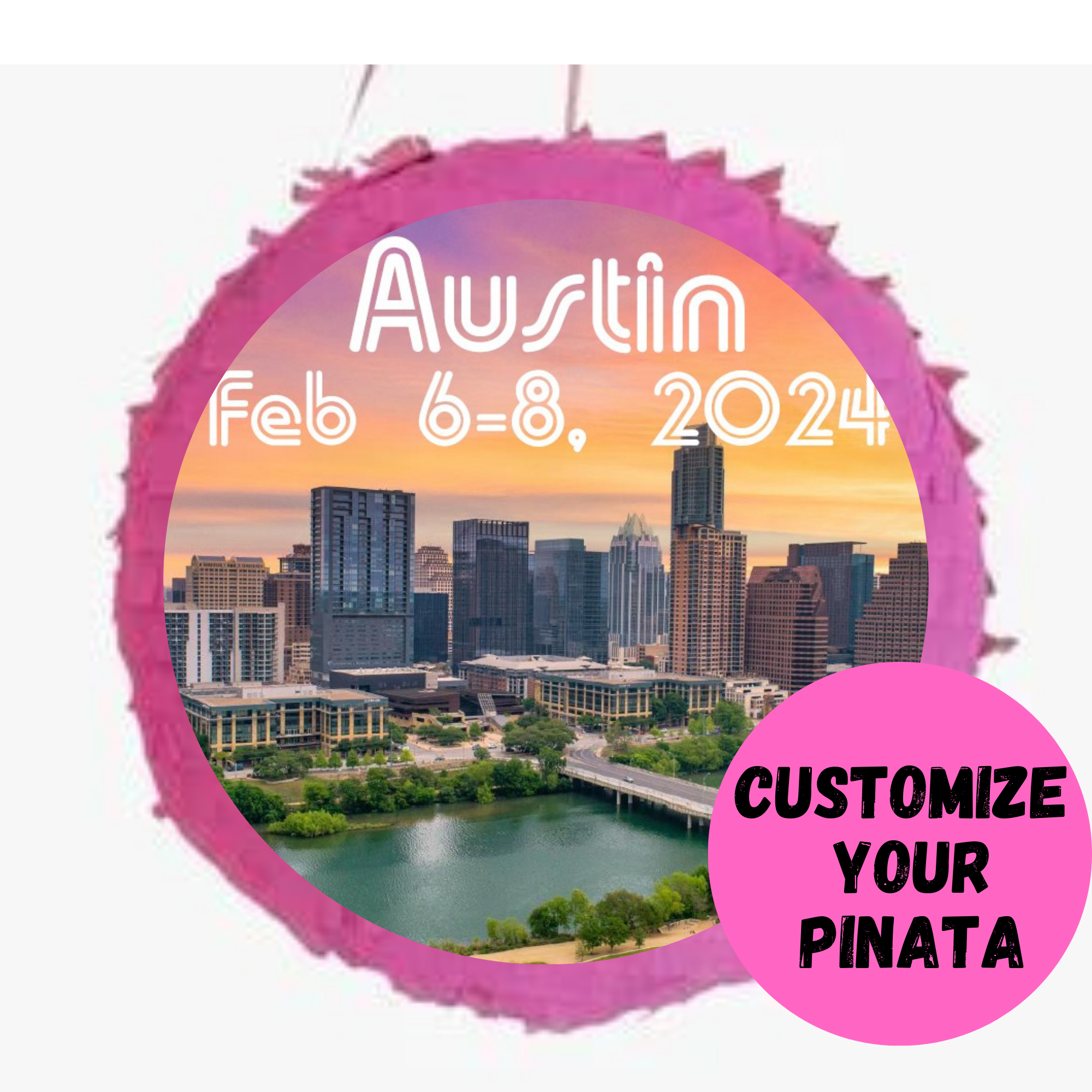 Custom Pinatas - Add Your Design - POPPartyballoons