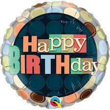 Happy Birthday 18" Foil Balloon - Pick a Design