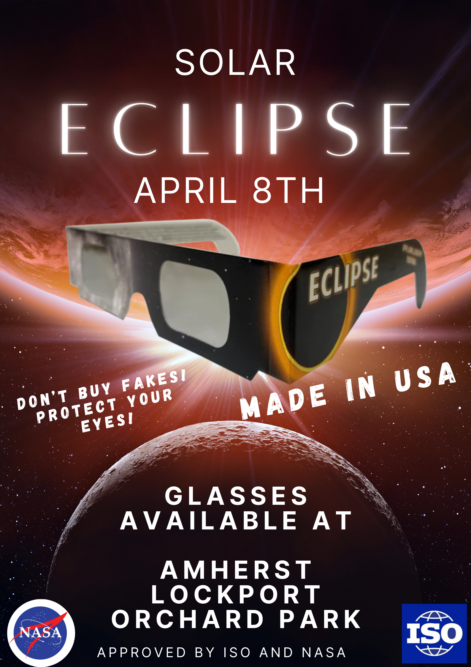 Solar Eclipse Glasses - POPPartyballoons