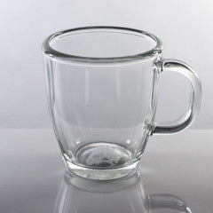 Clear Glass Coffee Mug - 11.5 oz