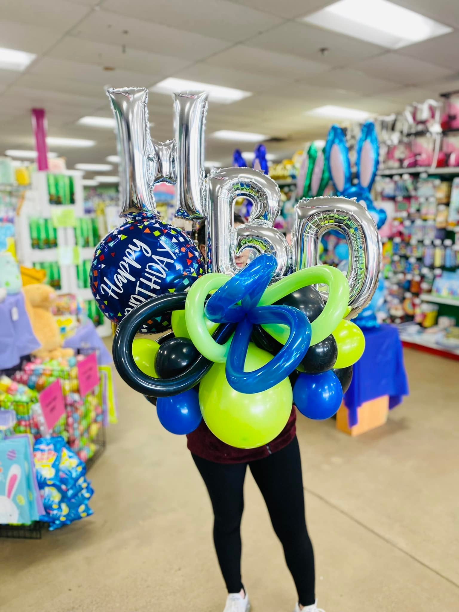 Custom Birthday Marquee - POPPartyballoons