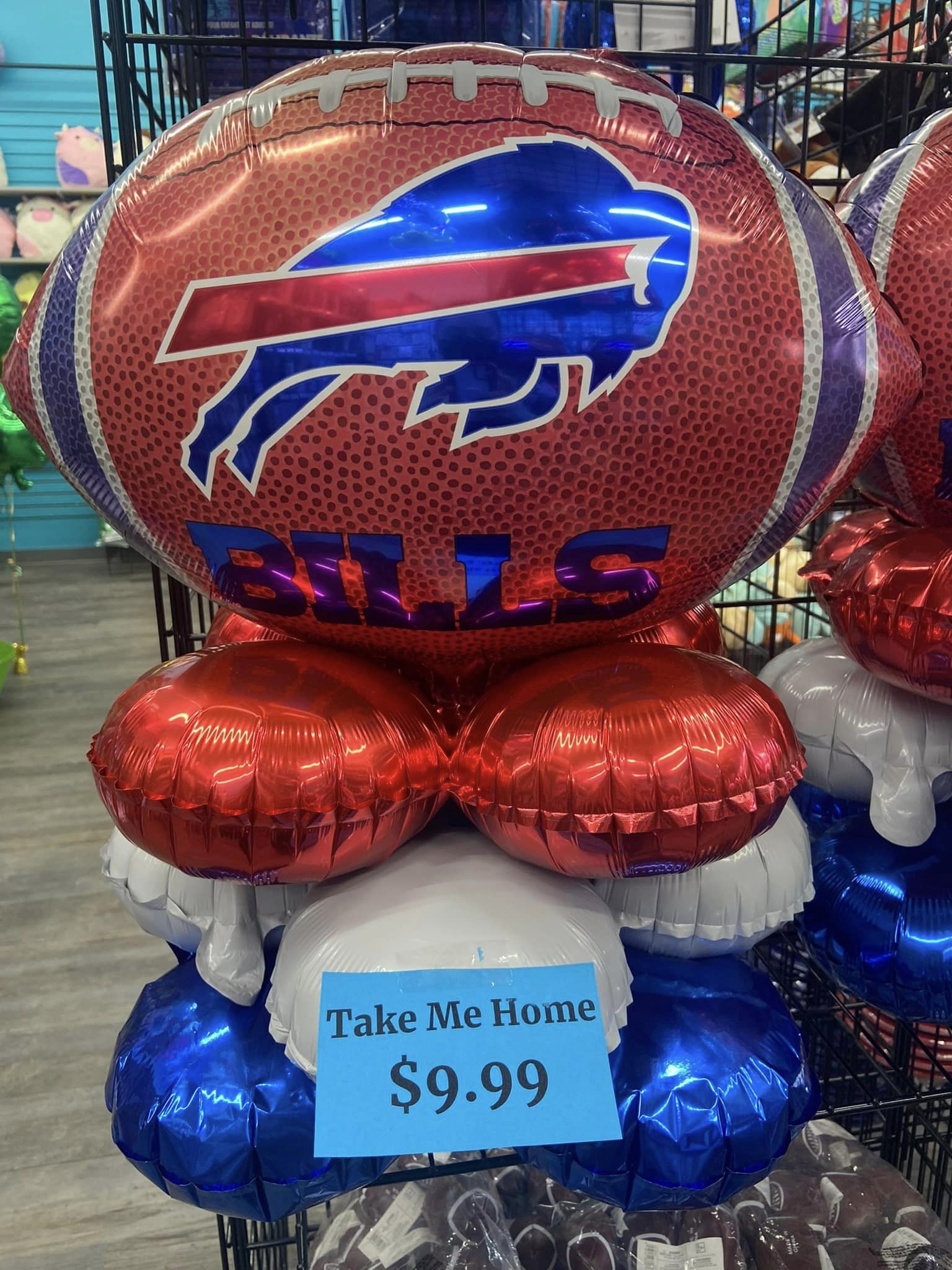 Bills Centerpiece - POPPartyballoons