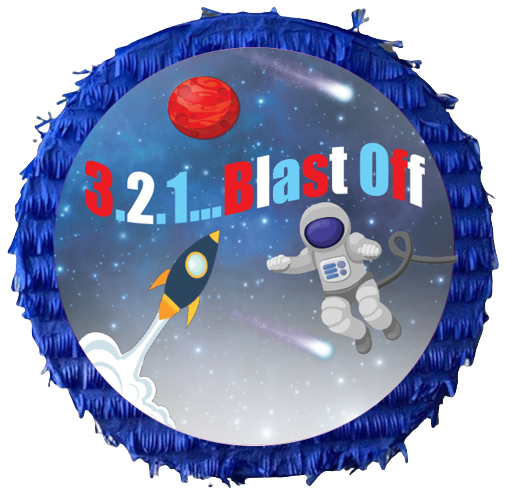 Custom Pinatas - Space Theme - POPPartyballoons