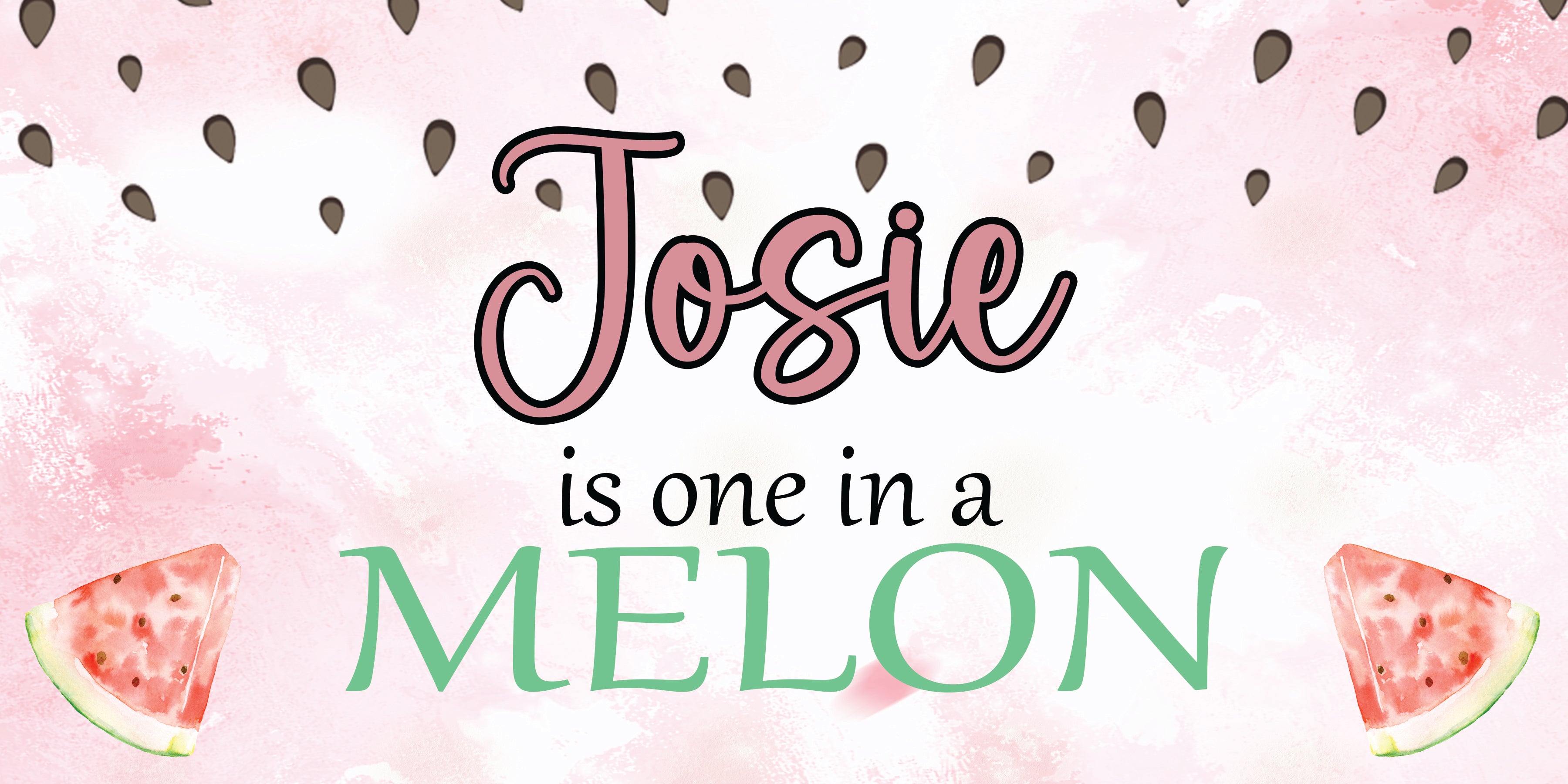 Custom Banner - One in a Melon - POPPartyballoons