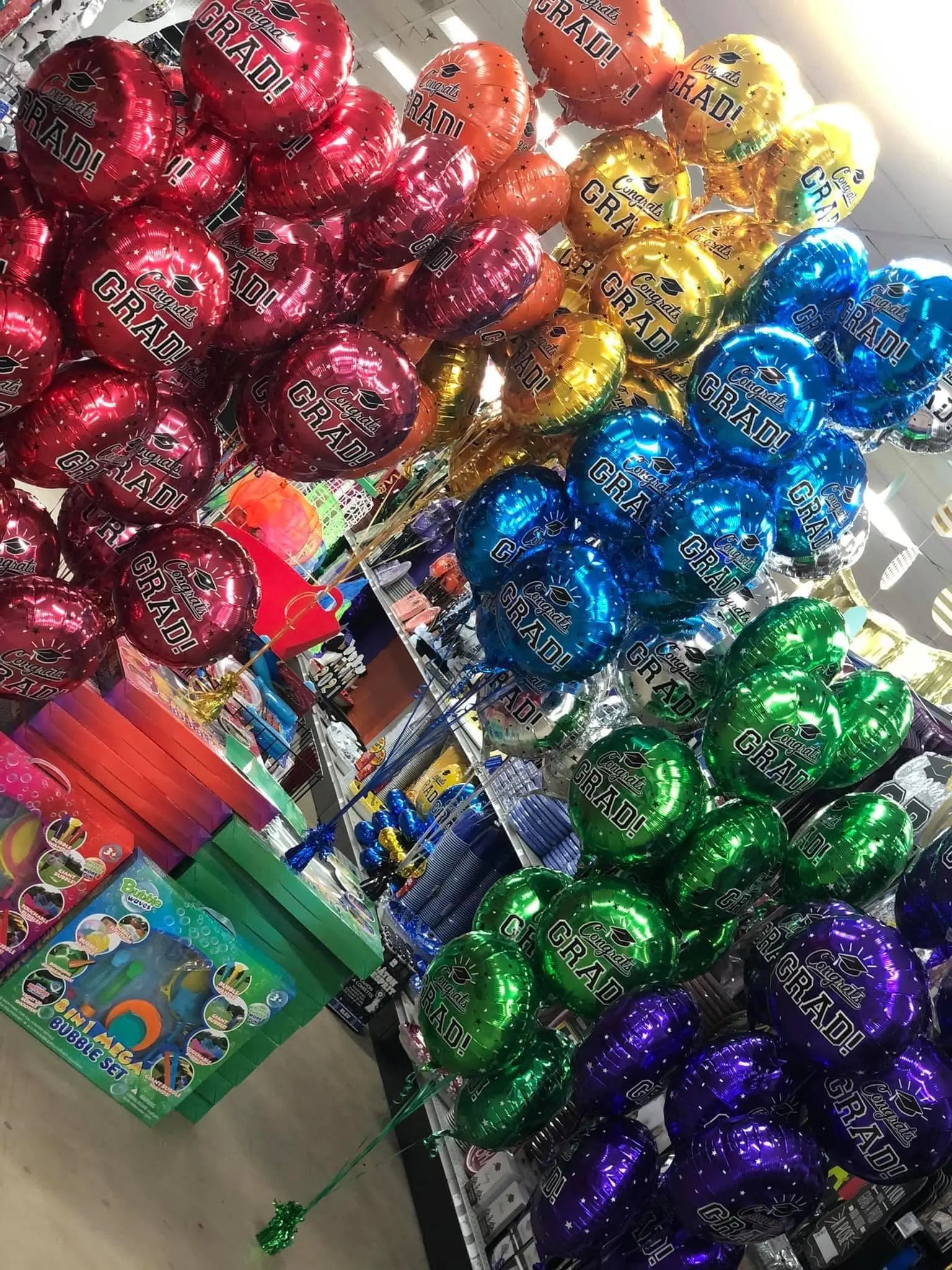 Small Graduate Balloon Marquee - Use Your School Colors - POPPartyballoons