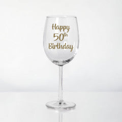 Birthday Wine Glass - POPPartyballoons