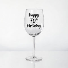 Birthday Wine Glass - POPPartyballoons