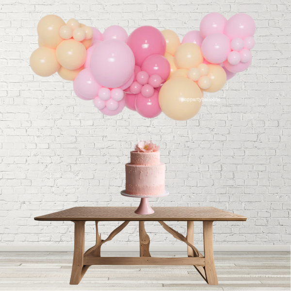 Blush and Pink Balloon Garland