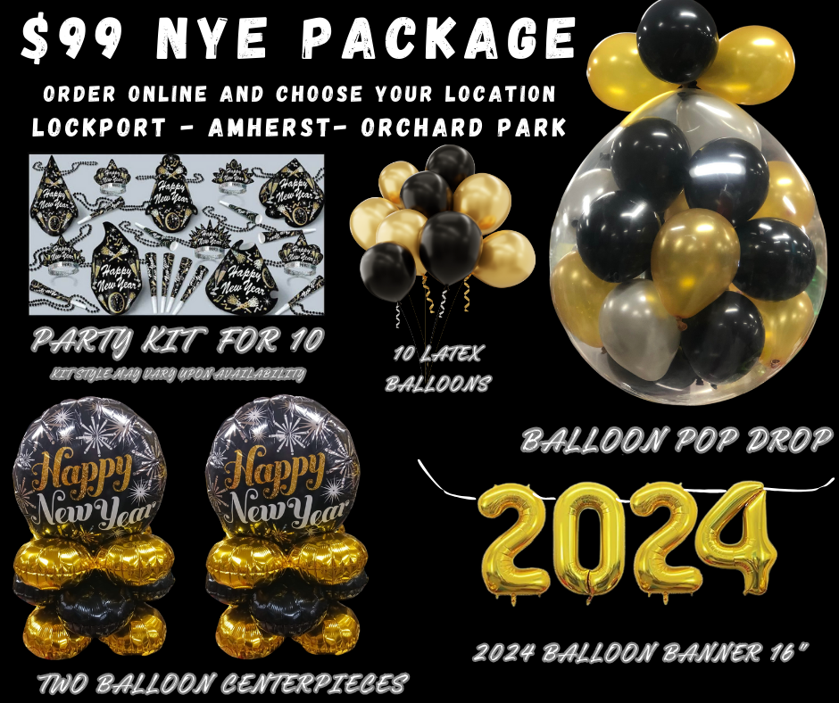 New Year's Eve Party Package - POPPartyballoons