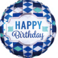 Happy Birthday 18" Foil Balloon - Select Your Design - POPPartyballoons