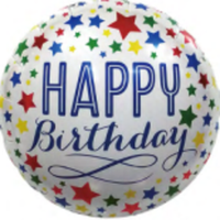 Happy Birthday 18" Foil Balloon - Dots - POPPartyballoons