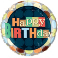 Happy Birthday 18" Foil Balloon - Pick a Design - POPPartyballoons