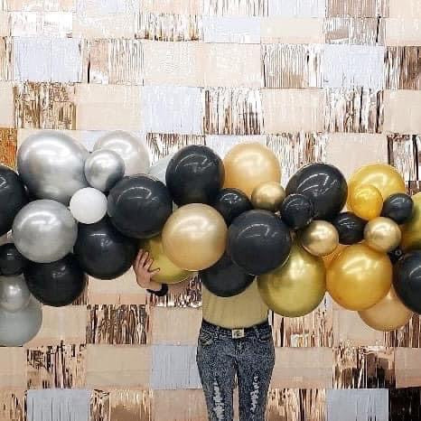 Balloon Garland - New Year's Eve - POPPartyballoons
