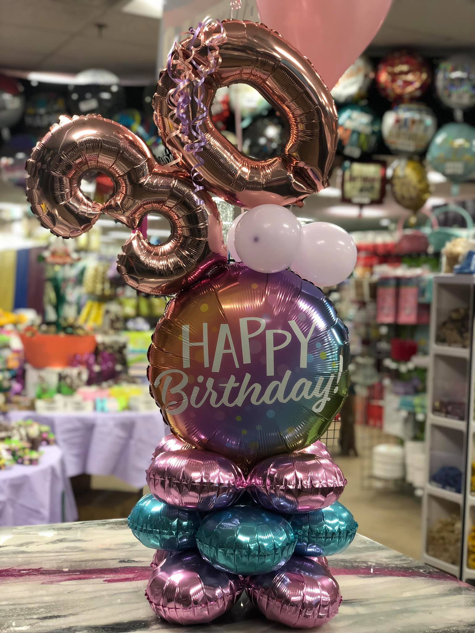 Small Birthday Balloon Marquee - POPPartyballoons