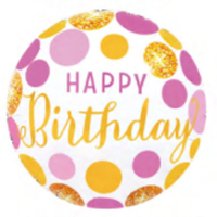 Happy Birthday 18" Foil Balloon - Select a Style - POPPartyballoons