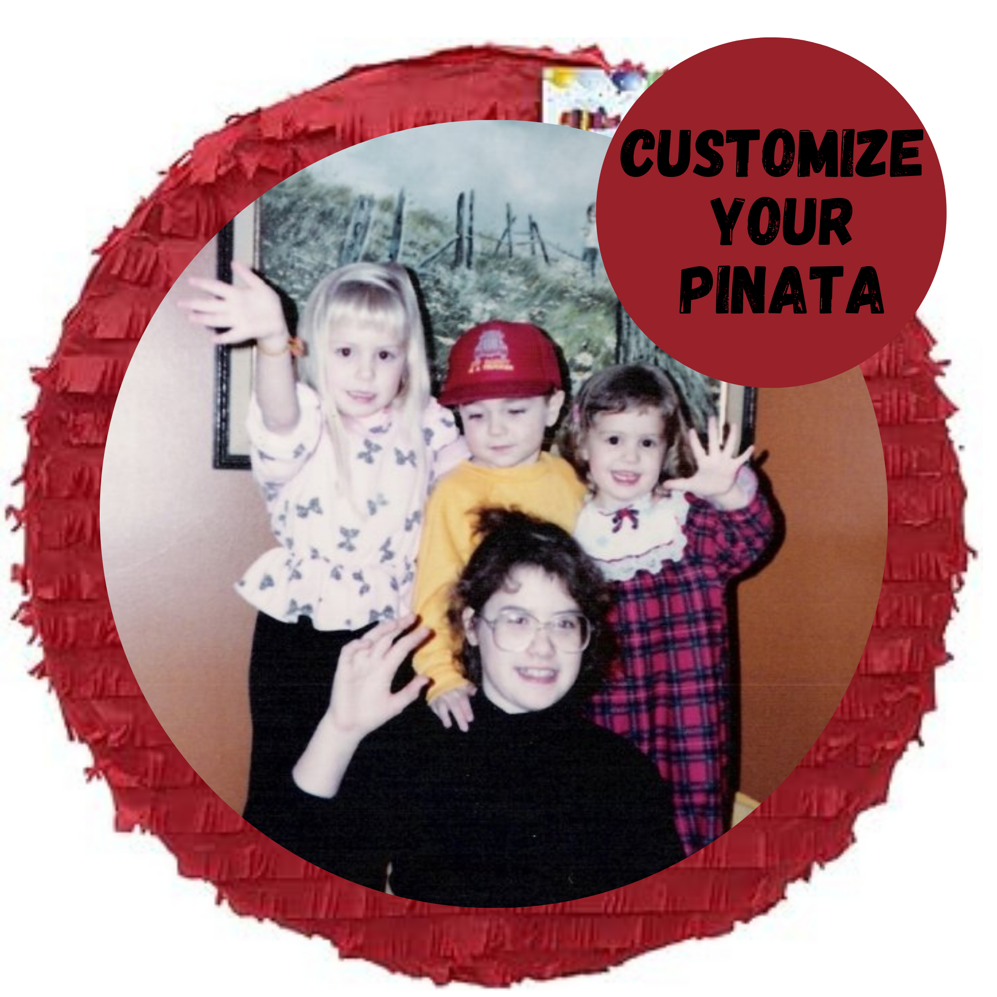 Custom Pinatas - Add Your Photo - POPPartyballoons