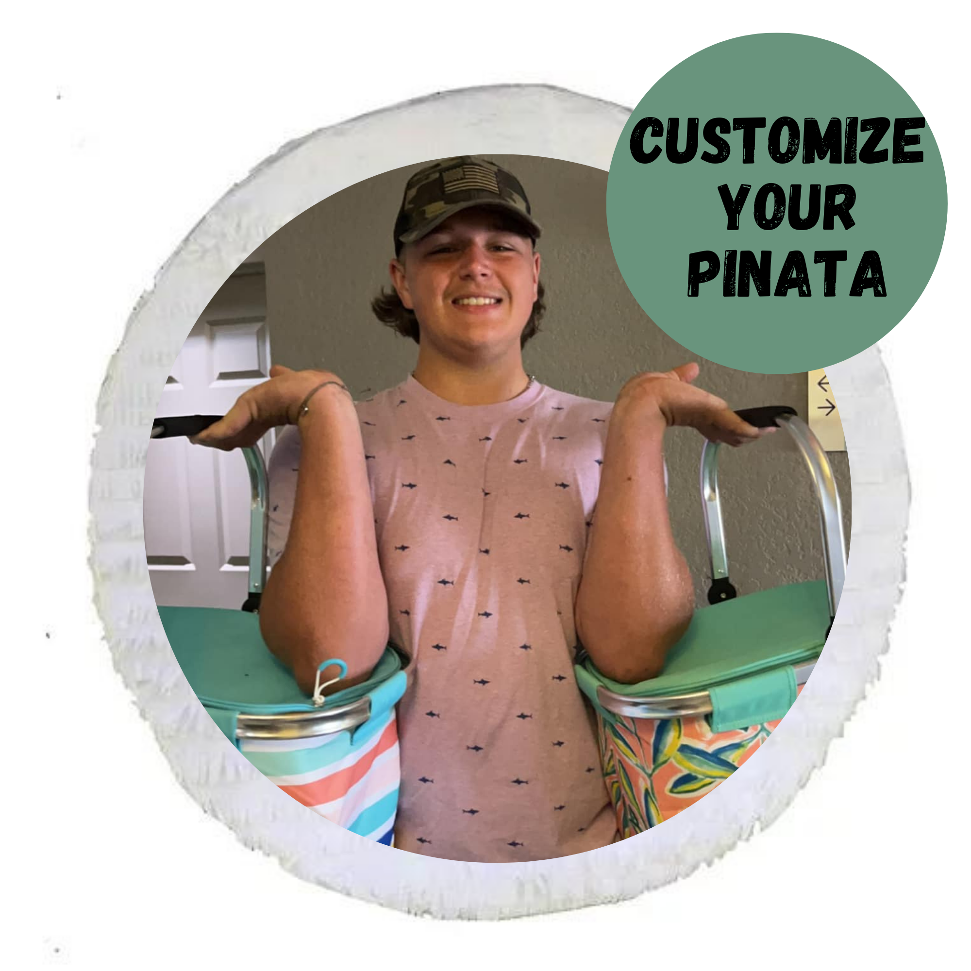 Custom Pinatas - Choose Your Photo - POPPartyballoons