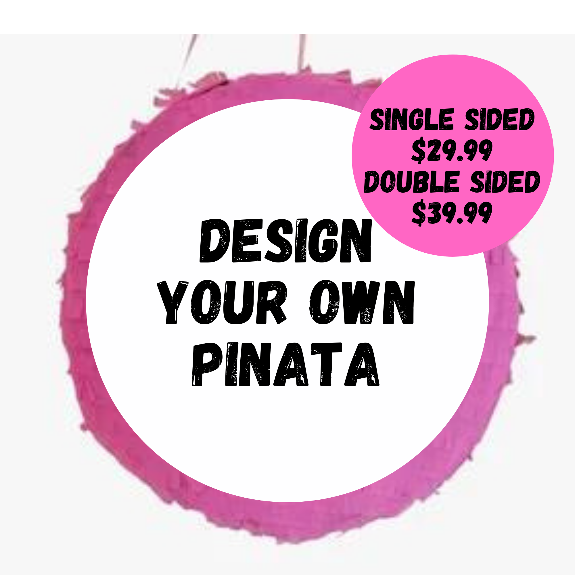 Custom Pinatas - Pick Your Own Image - POPPartyballoons