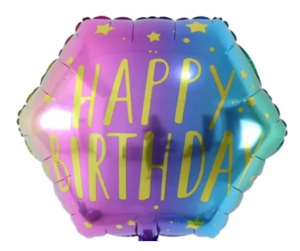 Happy Birthday 18" Foil Balloon - Choose Your Style