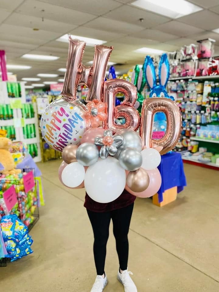 Custom Birthday Marquee - POPPartyballoons