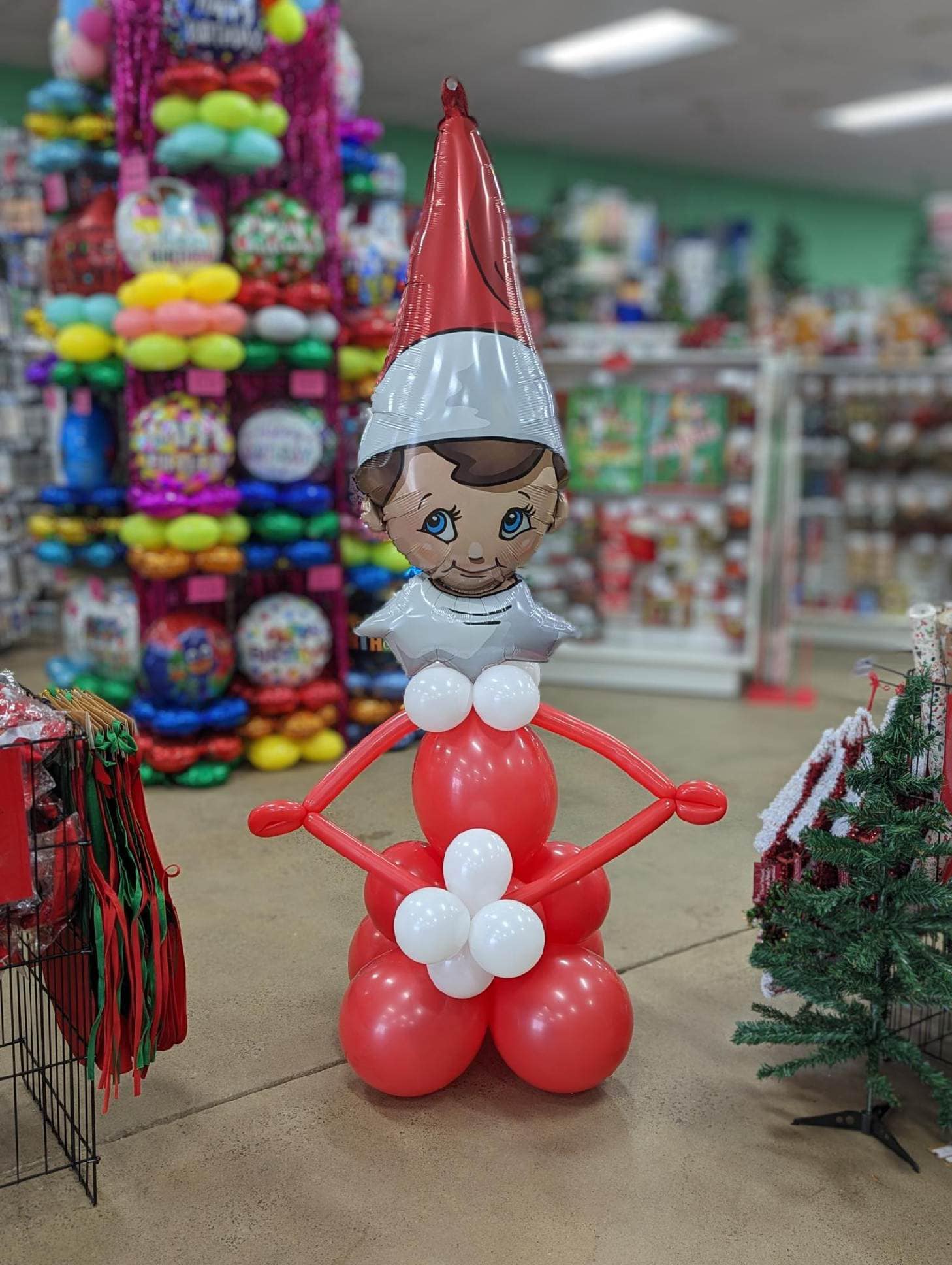 3 Foot Elf on the Shelf Balloon Friend - POPPartyballoons