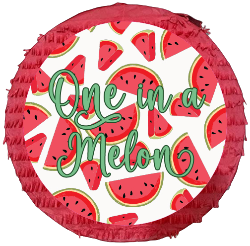 Custom Pinatas - One in a Melon - POPPartyballoons