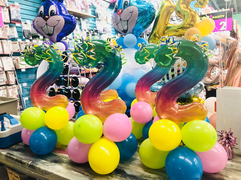 CB02 Mini Number Centerpieces